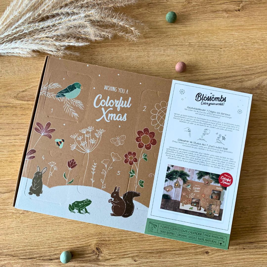 Adventskalender zaadbommetjes