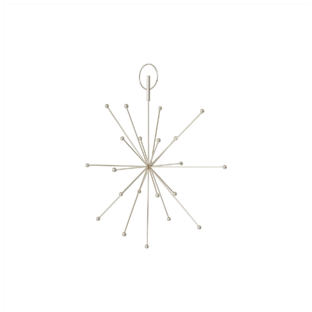 Piek decoratie zilver