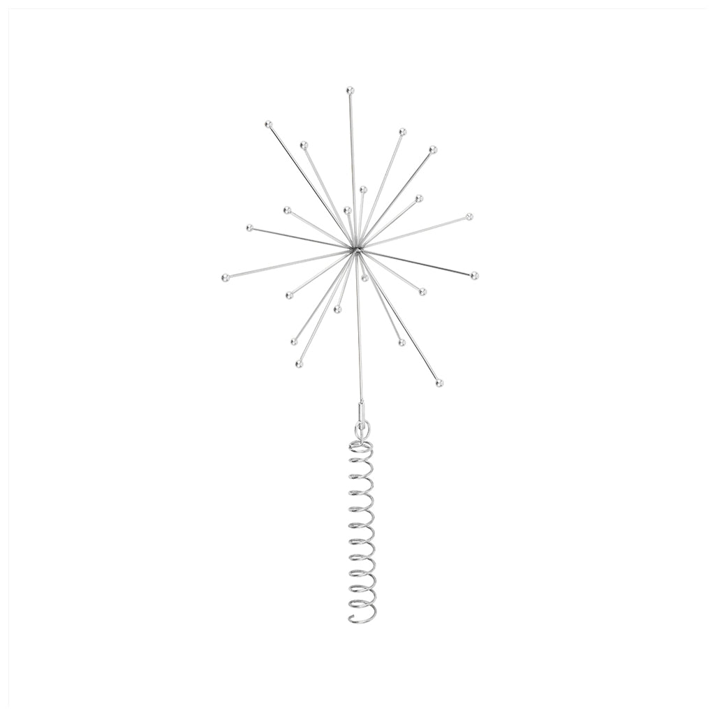 Piek decoratie zilver
