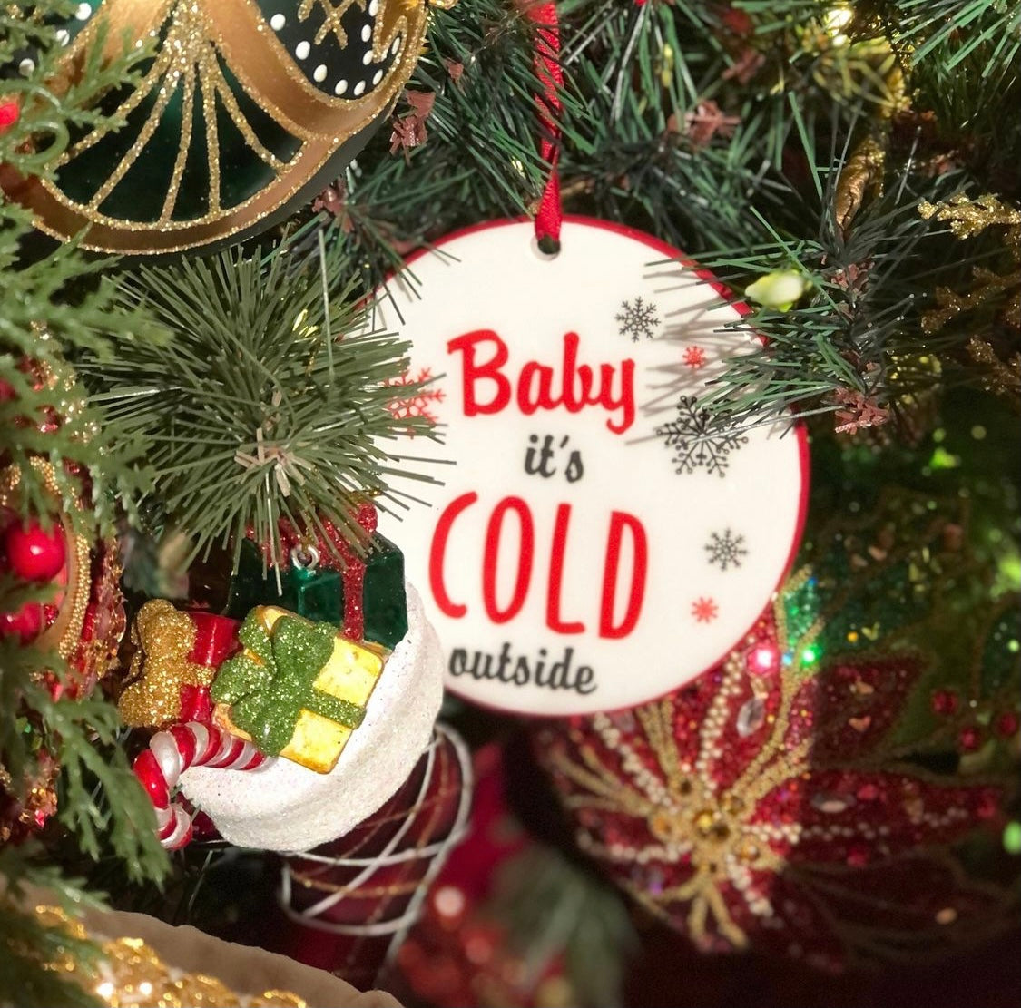 Kerst quotes ornamenten - 3 stuks