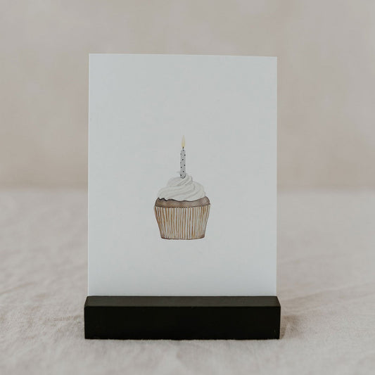 Wenskaart cupcake