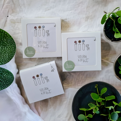 Seed, grow & eat kit basilicum of citroenmelisse