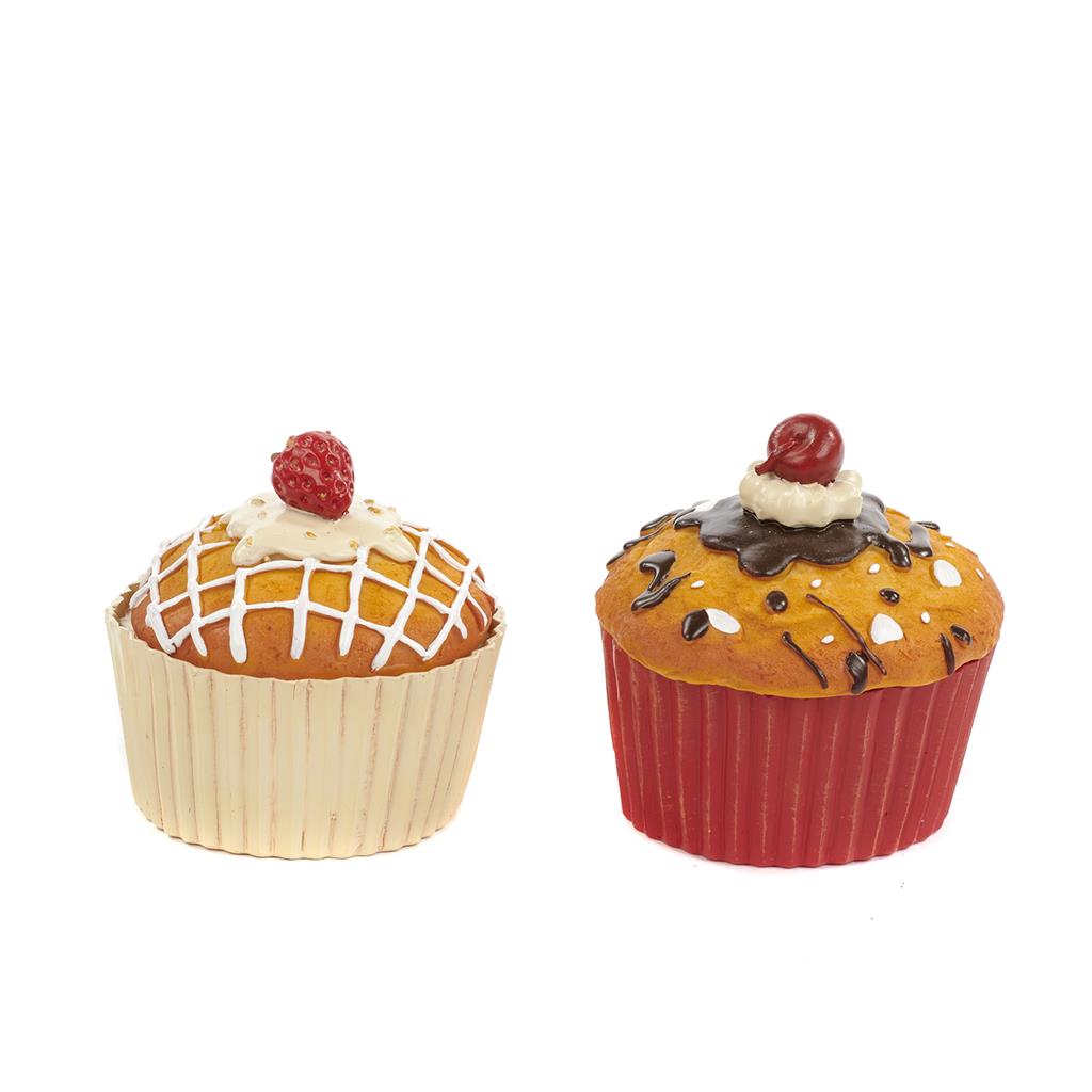 Opbergdoosjes cupcake - 2 stuks